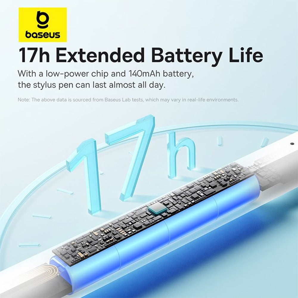 Baseus Smooth Writing 3 Wired Charging Stylus (Active Tilt Sensitivity Version) -Moon White