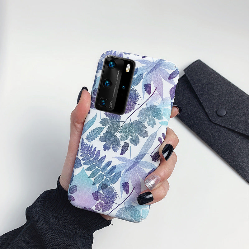 Simple leaf phone case For Huawei P 40