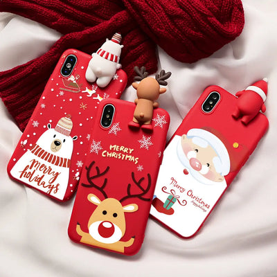 Rainbow Christmas x mobile phone case Online Only