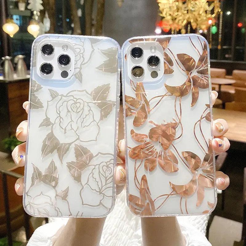 Electroplating Printing Creative Silicone Phone Case Online Only