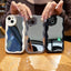 Cream Pattern Mirror Phone Case Drop-resistant Transparent Case For iPhone 12, 13, 14 - MyMobile