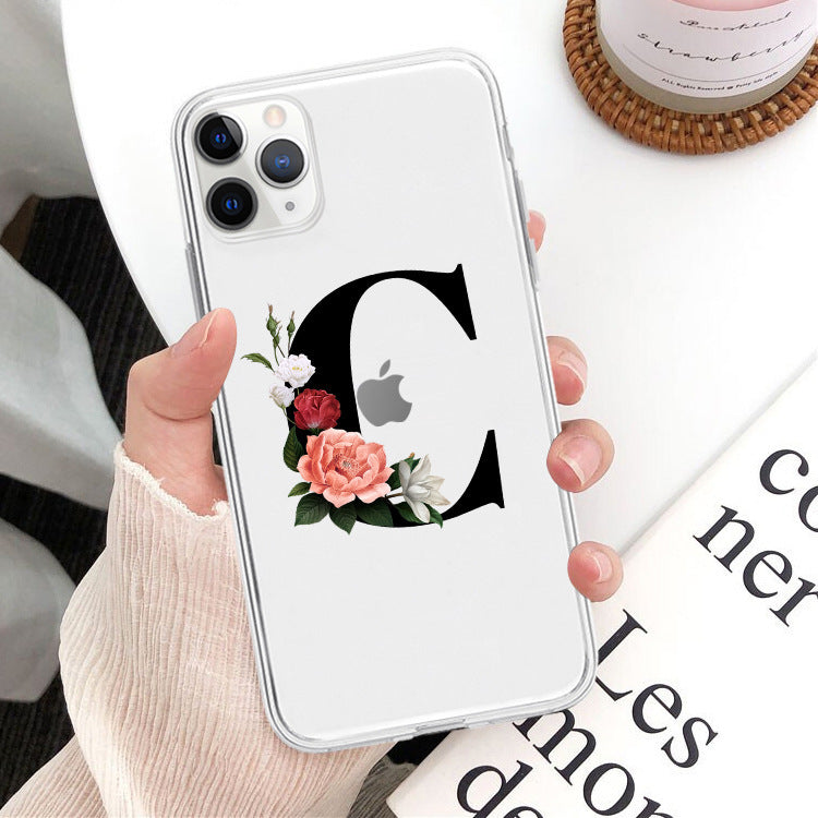 Flower alphabet mobile phone case - MyMobile