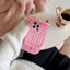 Flip Phone Shape Mirror Phone Case For iPhone 15