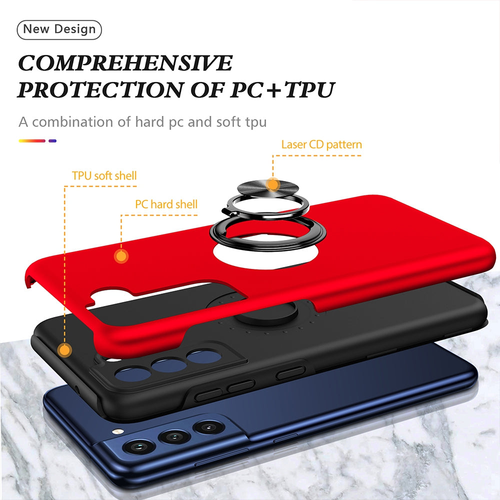 Magnetic Ring Holder Shockproof Cover Case for Samsung Galaxy S23 Plus