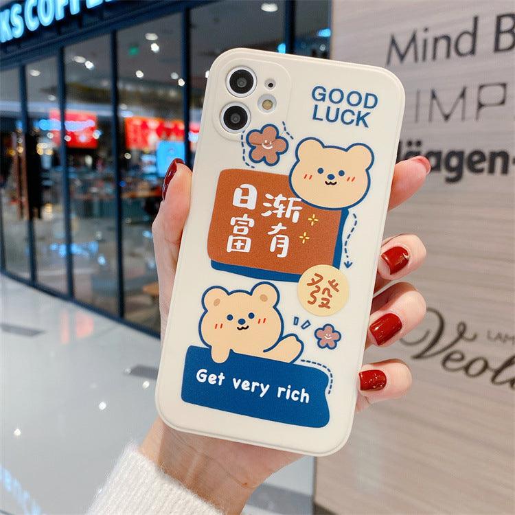 Milk Tea Bear Cartoon Mobile Phone Case - MyMobile