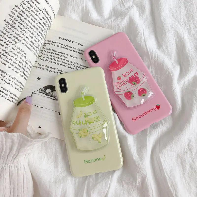 Banana strawberry milk phone case - MyMobile