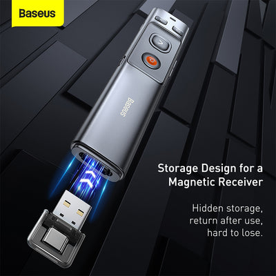 Baseus Orange Dot Wireless Presenter - MyMobile