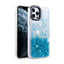 Glitter Drop Glue Mobile Phone Shockproof Back Case For iPhone 14