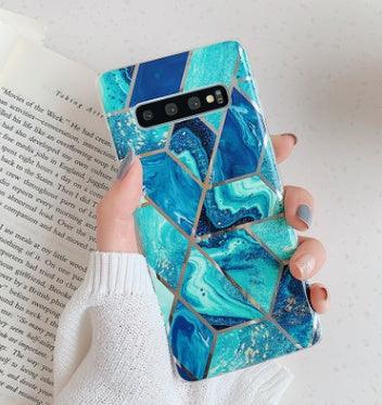 Retro geometric marble mobile phone case - MyMobile