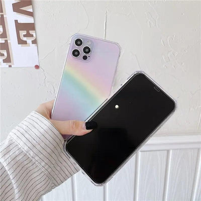 Wind Rainbow Phone Case Suitable Transparent Soft Case Online Only