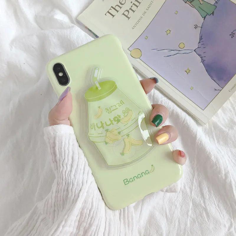 Banana strawberry milk phone case Online Only