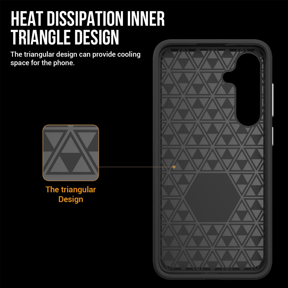 Rhinos Rugged Shockproof Case Cover With Magnetic Ring for Samsung Galaxy S24 / S25