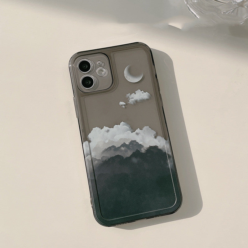 Late Night Cloud Gradient Mobile Phone Case Cover For iPhone 14