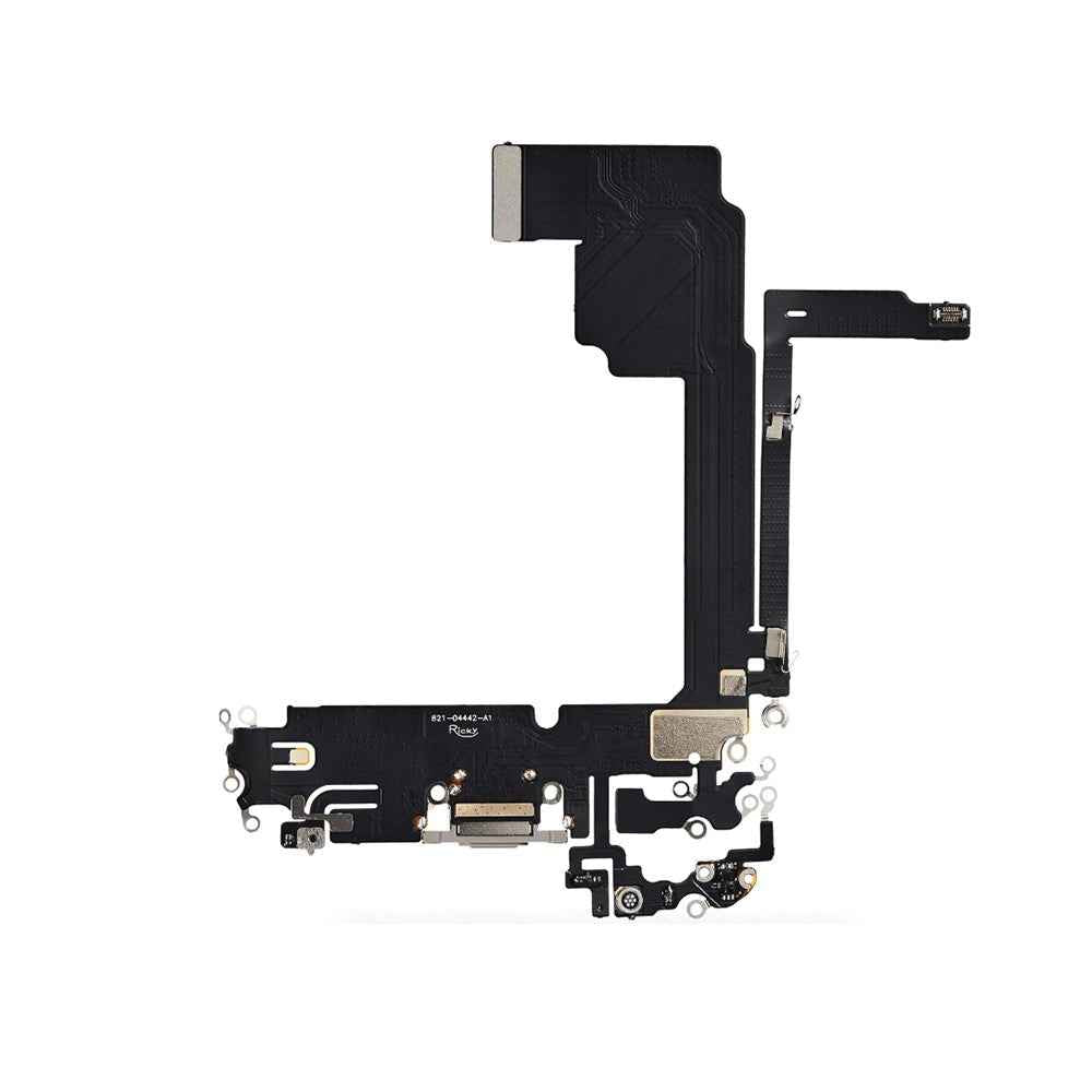 Charging Port for iPhone 15 Pro (PULL-A)-Natural Titanium