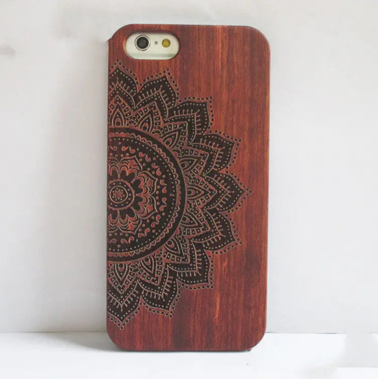 Woodcarving mobile phone case Online Only