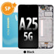 Samsung Galaxy A25 A256B (2023) OLED Replacement with Frame GH82-33214A/ GH82-33215A(Service Pack)-Black