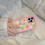 Colorful Flowers Silicone Cute Phone Case For iPhone 14