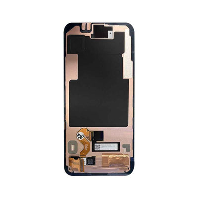 OLED Screen Digitizer With Bezel Frame and Fingerprint Sensor for Google Pixel 9 Pro XL-Black (Service Pack)