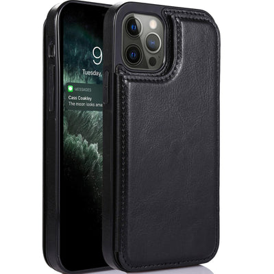 Back Flip Leather Wallet Cover Case For Iphone 14 Pro