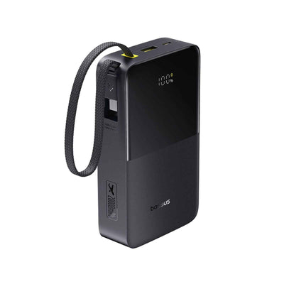 Baseus EnerFill FC51 Bipow2 Pro Digital Display Power Bank with Built-in Cable 20000mAh 22.5W