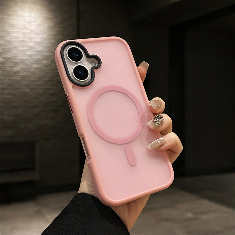 Skin Friendly Matte Magnetic Phone Case For iPhone 16