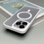 Frosted Magnetic Suction Large Hole Drop-resistant Phone Case For iPhone 15