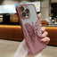 Hollow Butterfly Phone Case Gradient Transparent Plating Protective Cover For iPhone 15