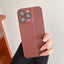 Lens Film Anti-fall Wood Grain Magnetic Wireless Phone Case For iPhone 16