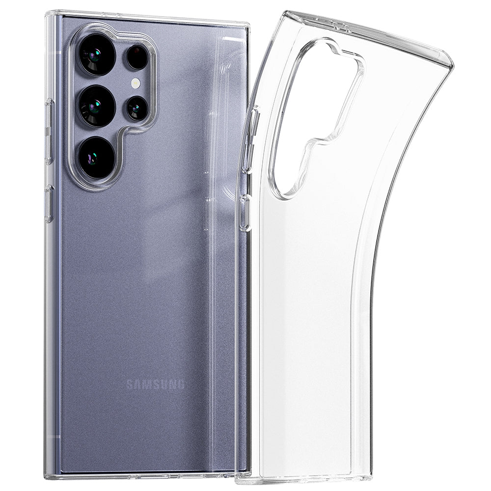 Mercury Transparent Jelly Case Cover for Samsung Galaxy S24 Ultra