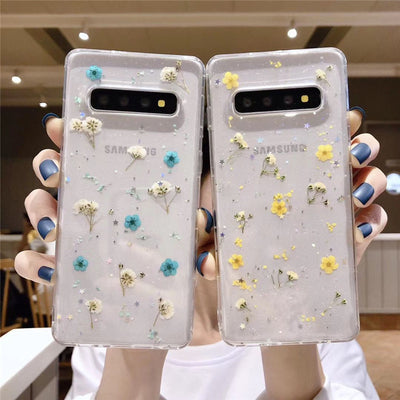 Floral Epoxy Phone Case For Samsung Galaxy A Series