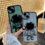 Astronaut Spaceman Quicksand Phone Case Electroplating For iPhone 14