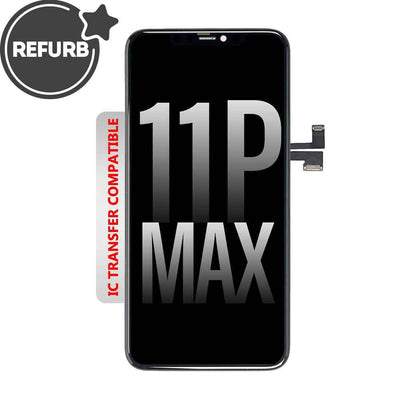 REFURB OLED Assembly for iPhone 11 Pro Max Screen Replacement-Black (Compatible for IC chip transfer)