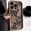 Retro Butterfly Print Drop-resistant Phone Case For iPhone 15