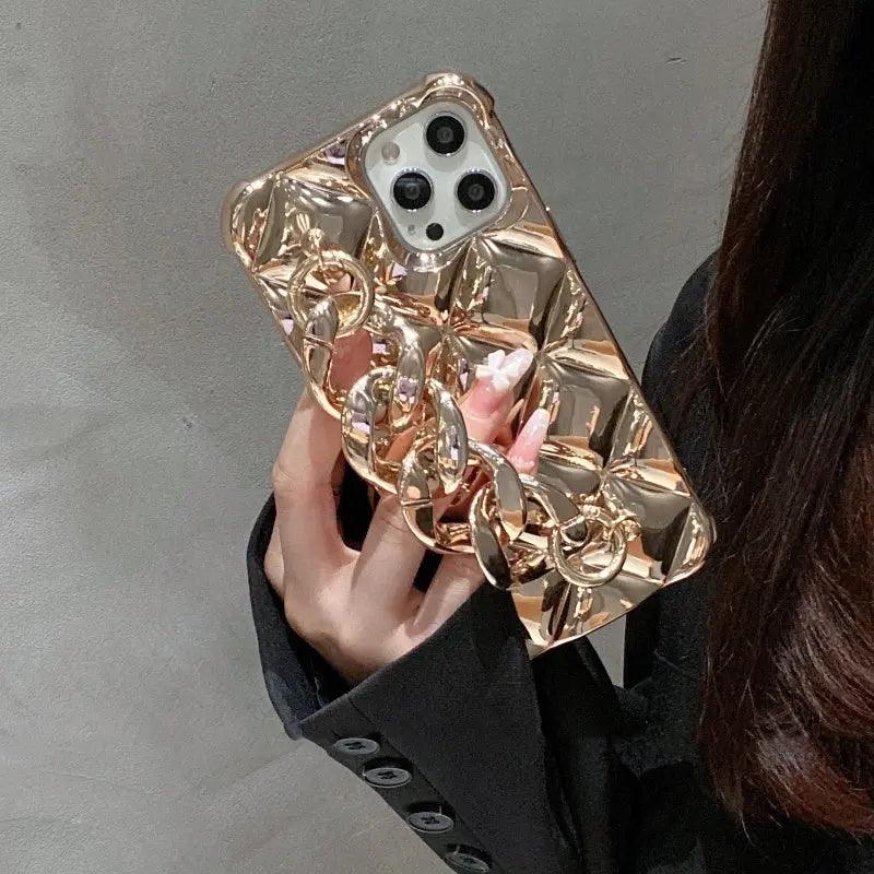 Very Cold Golden Chain Phone Case - MyMobile