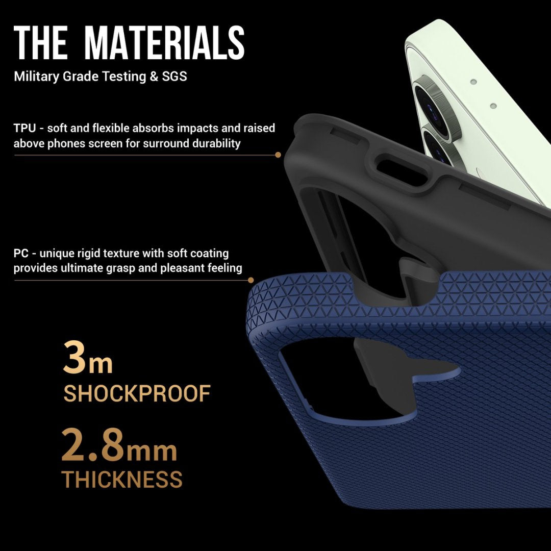 Rhinos Rugged Shockproof Case Cover With Magnetic Ring for Samsung Galaxy S24 FE