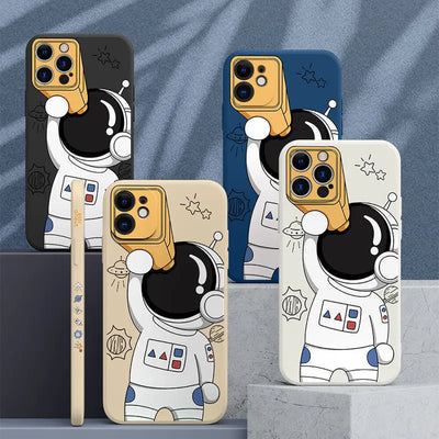 Telescope Astronaut Mobile Phone Case Soft Shell Online Only