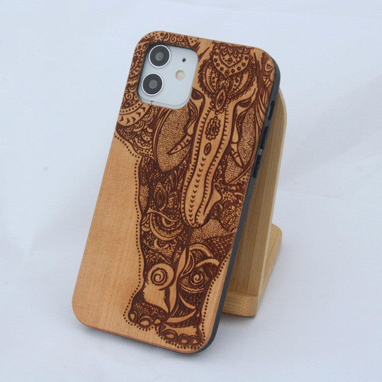 Wooden Mobile Phone Case Personality Protective Cover For iPhone 12, 13 - MyMobile