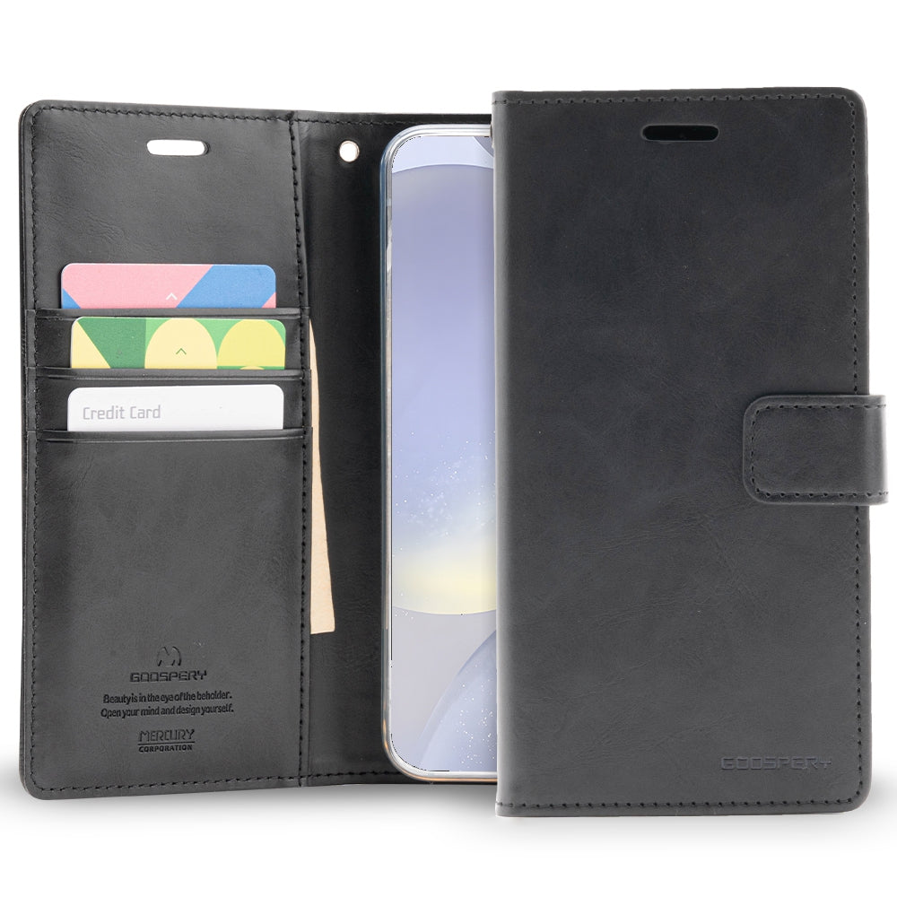 Mercury Blue Moon Diary Case for Samsung Galaxy S24 Plus