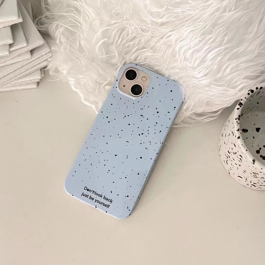 Simple Cream Splash Ink Mobile Phone Case For iPhone 14