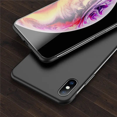 Solid color borderless mobile phone case Online Only