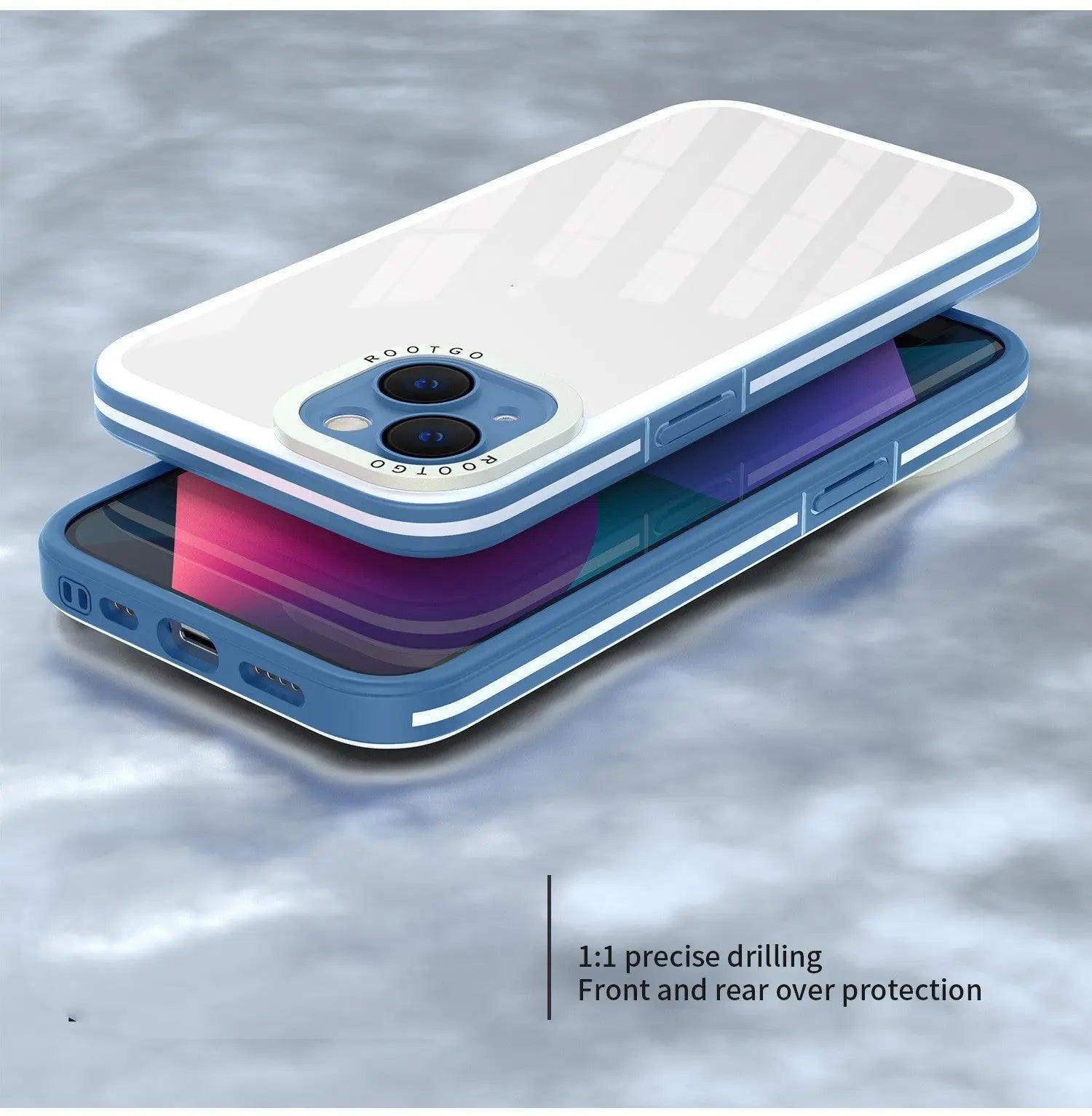 New All-inclusive Anti-fall Mobile Phone Case With Built-in Lens Film - MyMobile