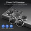 Kinglas Metal Ring HD Tempered Glass Camera Lens Protector Film for Samsung Galaxy S23 Ultra
