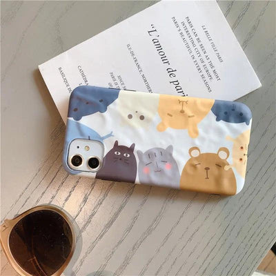 Compatible with Apple , Cute cartoon soft shell - MyMobile