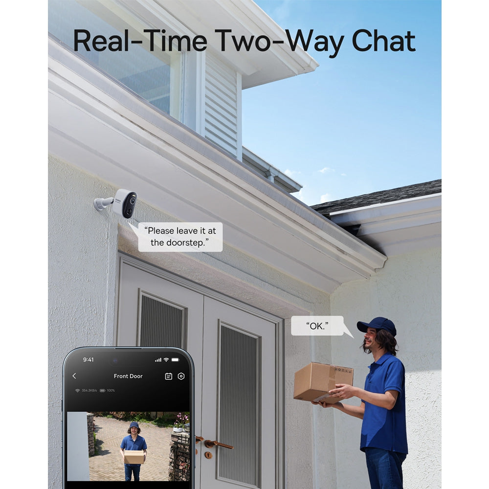 Baseus Security N1 Plus Series Outdoor Camera 2K 2-Cam Kit