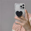 Ins English Letter Love Bracket Silicone Transparent Mobile Phone Case - MyMobile