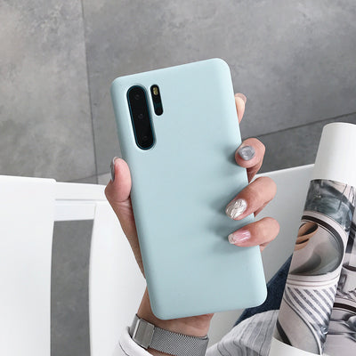 Liquid Silicone Mobile Phone Case Protective Cover Drop For Huawei P30