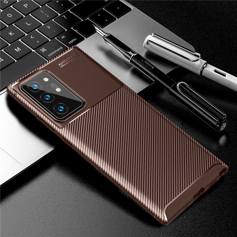 Business carbon fiber anti-fall soft shell For Samsung Galaxy S20