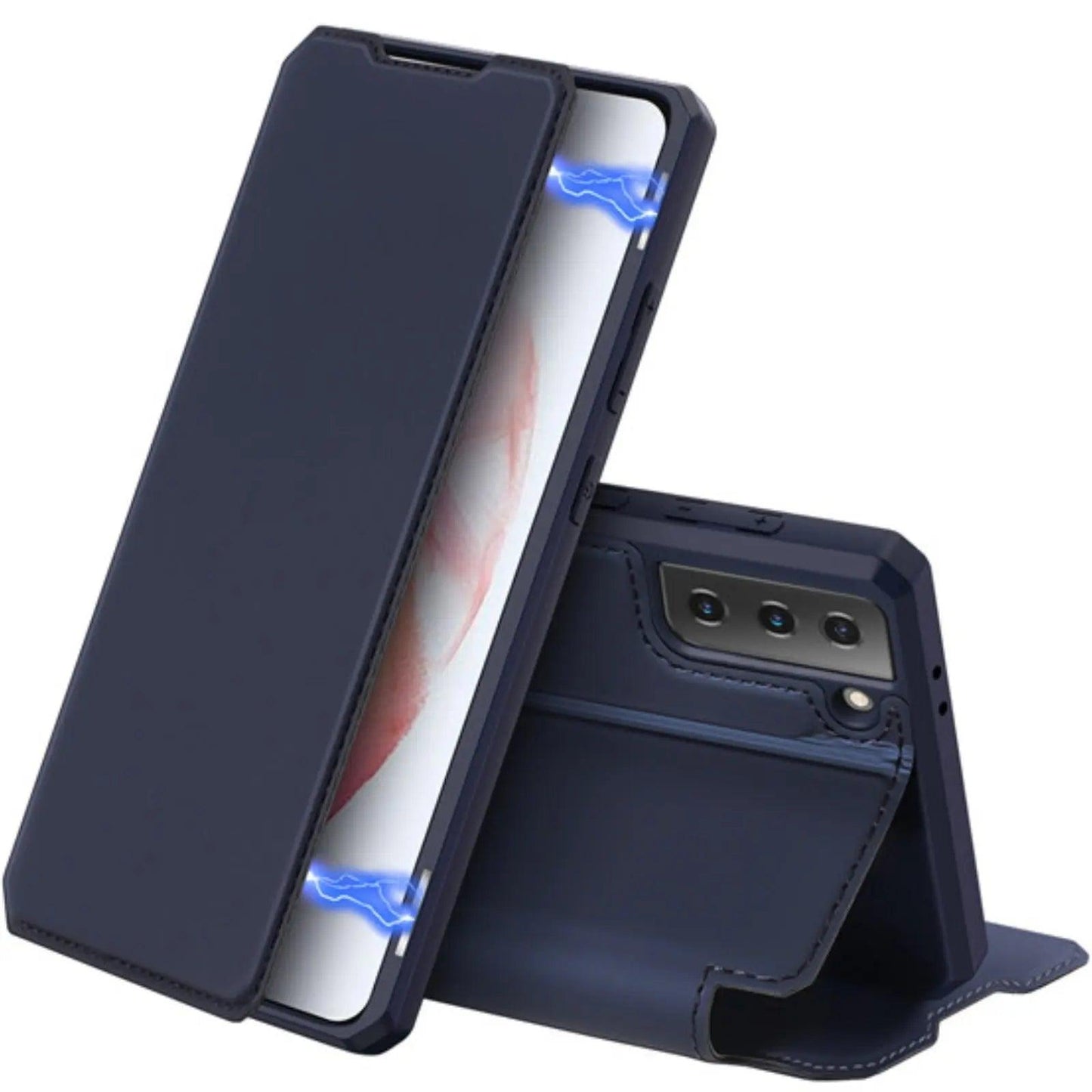 Dux Ducis Skin X Series Magnetic Flip Wallet Samsung Galaxy S21 - Blue - MyMobile