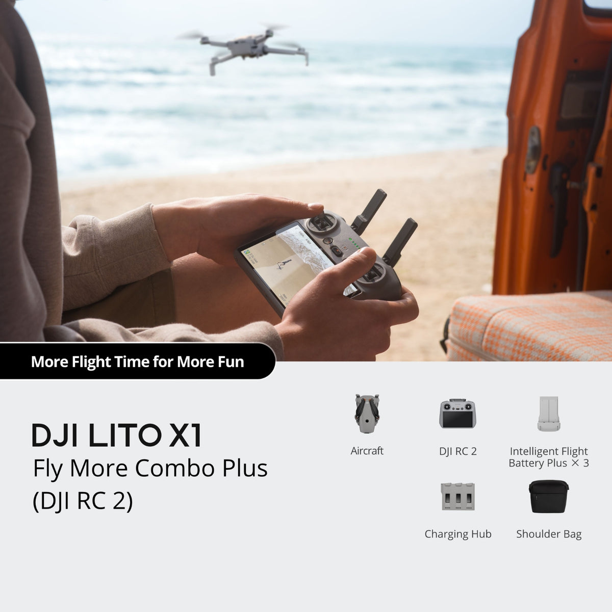 DJI Lito X1 Fly More Combo Plus (DJI RC 2) - MyMobile