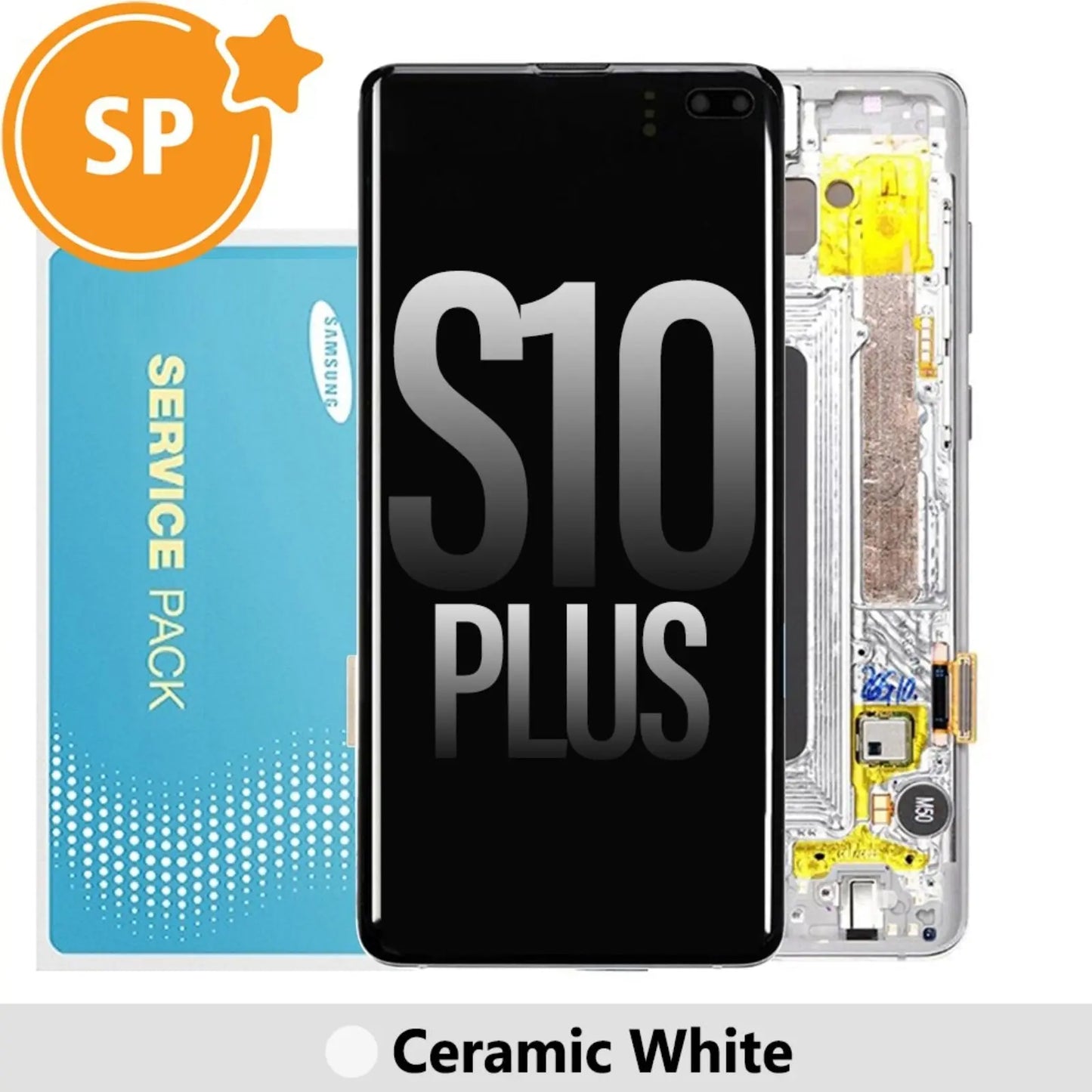 Samsung Galaxy S10 Plus G975F OLED Screen Replacement Digitizer (Service Pack) - MyMobile